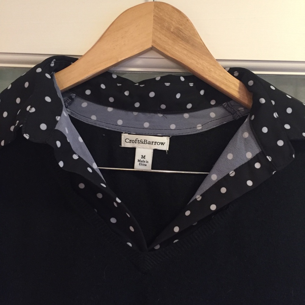 Croft and Barrow sweater-blouse
